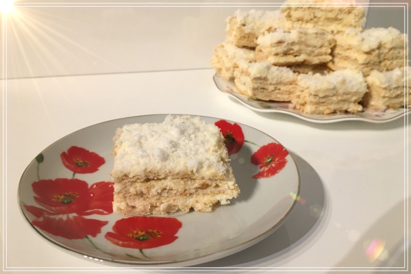 rafaello ciasto bez pieczenia z krakersami