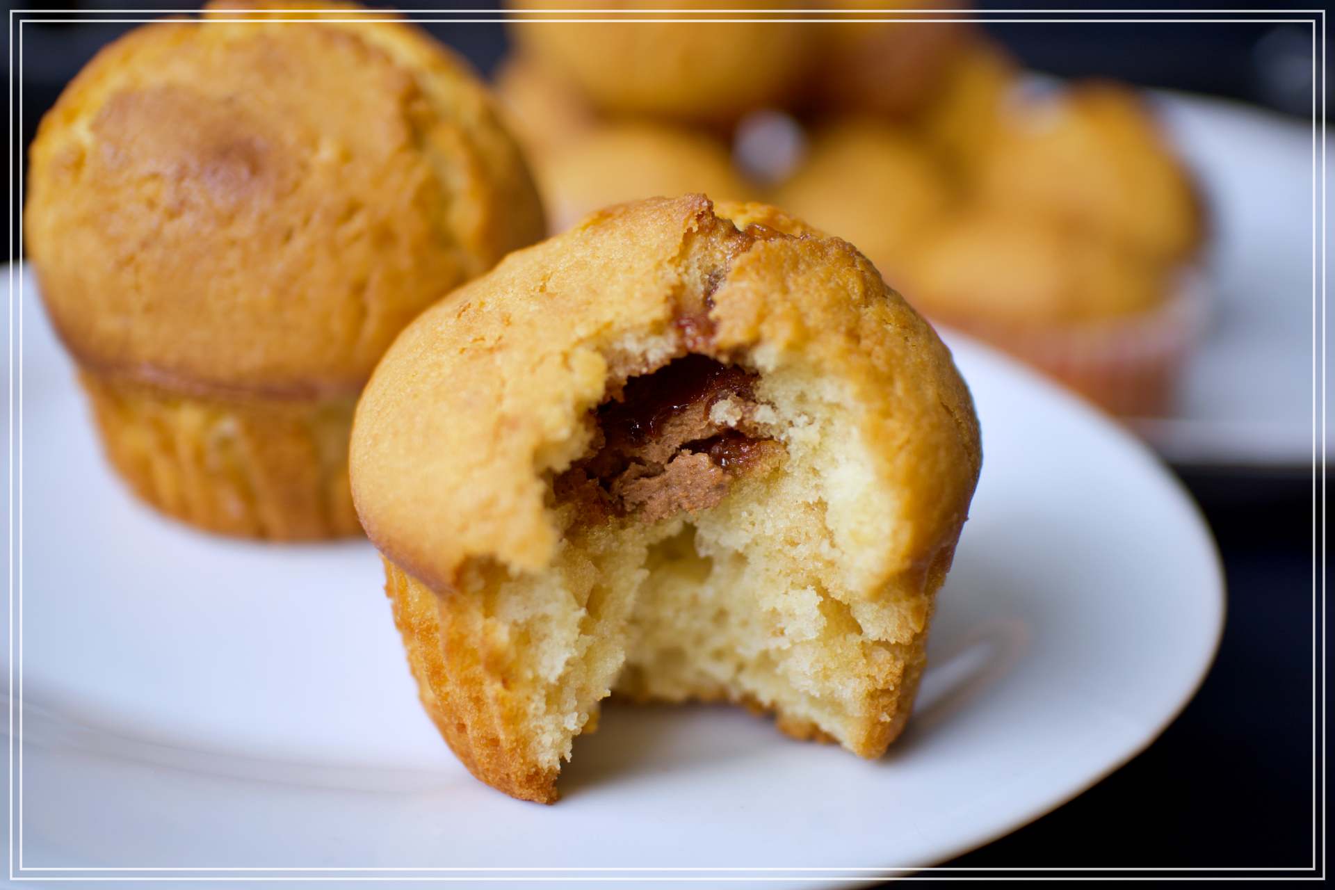 muffiny z czekoladą waniliowe