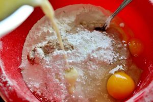 ciasto przed wyrabianiem