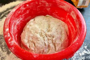 ciasto przed wyrastaniem